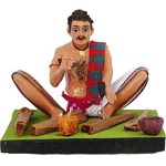 simonart and printing artisan hand making clay crafts home decor