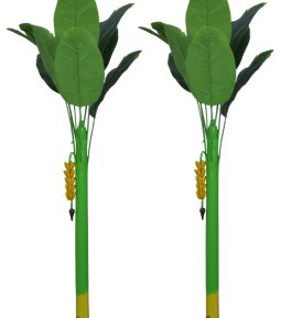 simonart and printing banana tree home and pooja decor 3 ft