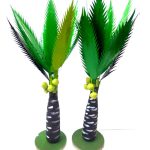artificial coconut tree 1 ft wooden  decoration