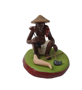 Seller Handmade Decorative Clay Figurine farmer 14 cm 10 cm 10 cm home decor