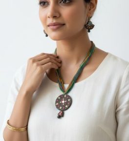 terracotta jewellery set