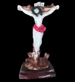 Handicrafts Fiberglass Statue of Jesus Christ Murti Resurrection Jesus Idol Christian Showpiece Big Size Decor Risen Jesus Statue Easter Gift 1 feet