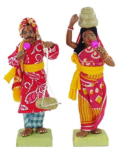 simonart and printing golu dolls